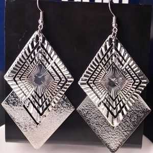 18k Gold Plated Silver Minimalist Long Dangle Earrings